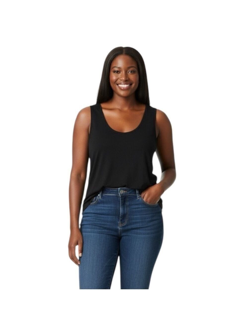 Daily Ritual Size XXL Black Sleeveless Top